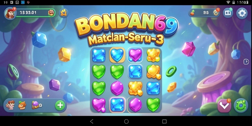 Tampilan gameplay seru dari BONDAN69 yang penuh warna.